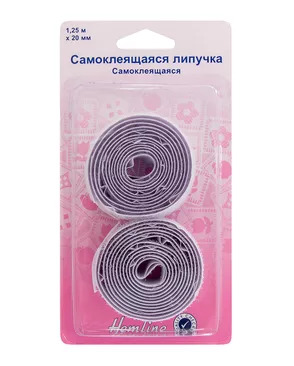 Велкро самоклеящаяся ш.2см (1,25м) арт. ГЕЛ-6707-1-ГЕЛ0032671