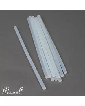 Клей для клеевого пистолета прозрачный Maxwell Glue d 7,2мм L210мм уп.20шт арт. МГ-113185-1-МГ0990951