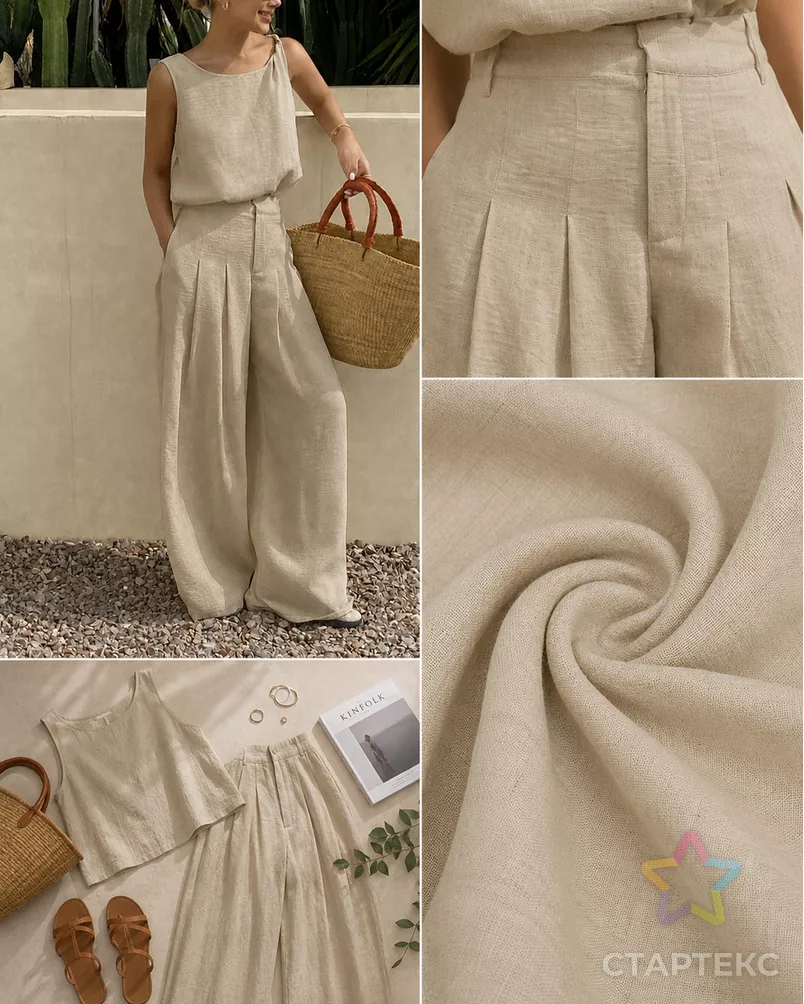 Лен Блури арт. ЛН-40-25-11253.004 - рис. 5