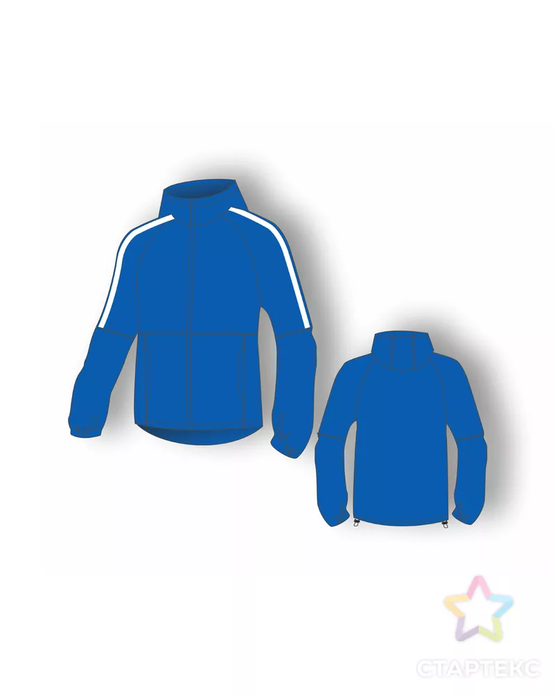 Выкройка: куртка мужская № 10 арт. ВКК-3180-8-ВП0857 - рис. 3