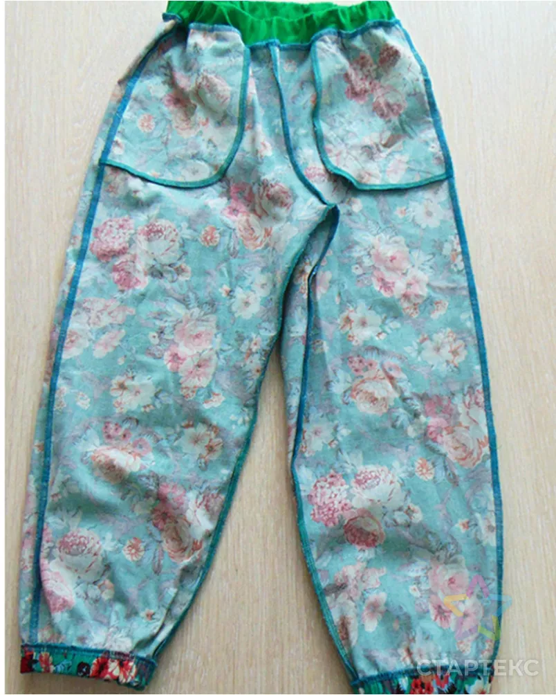 Выкройка: детские брюки на резинке_ Д1-32 арт. ВКК-5010-1-ВП1623 - рис. 4