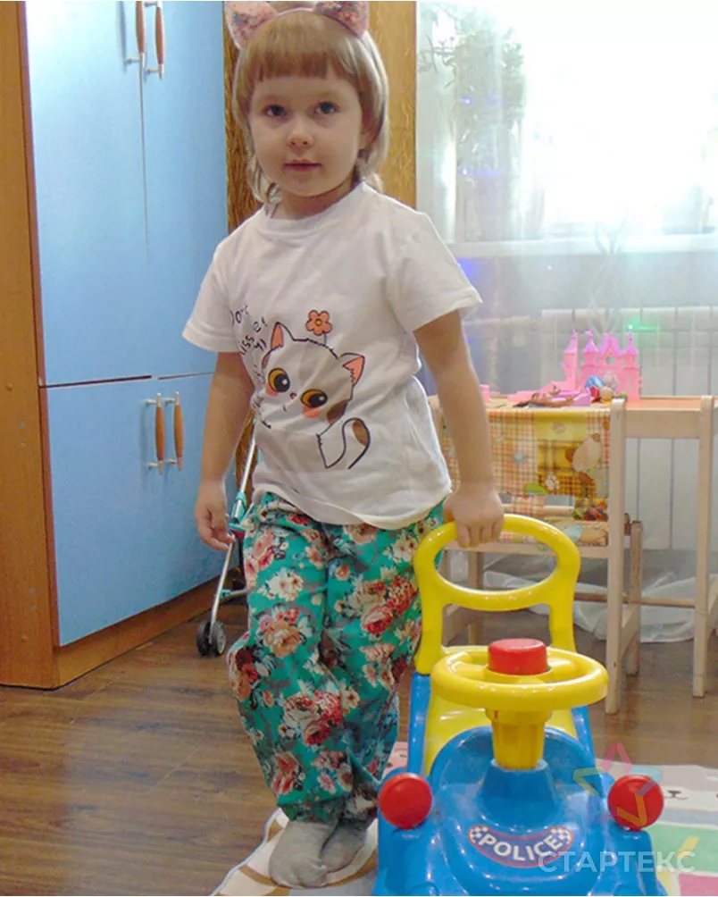 Выкройка: детские брюки на резинке_ Д1-32 арт. ВКК-5010-1-ВП1623 - рис. 3