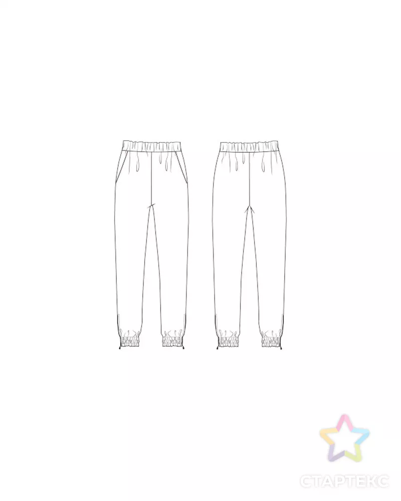 Выкройка: костюм_8 арт. ВКК-4542-4-ВП1340 - рис. 5