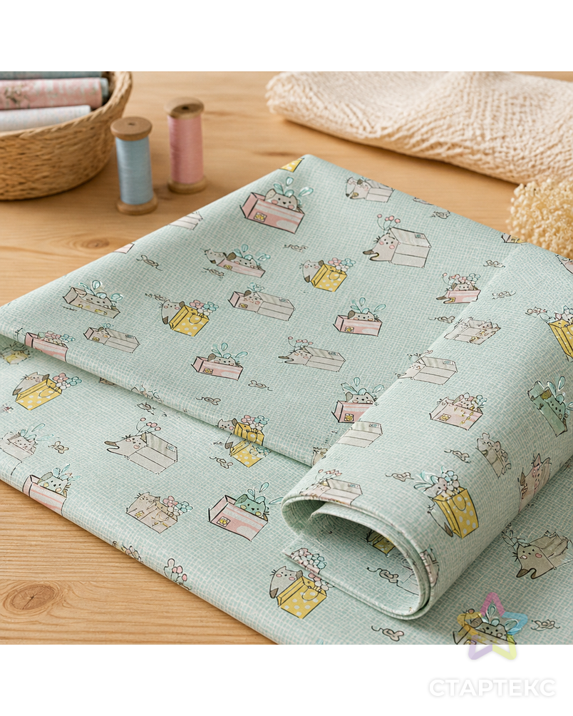 Ткани для пэчворка PEPPY МАРТОВСКАЯ ПЕСНЯ ФАСОВКА 50 x 55 см 146±5 г/кв.м 100% хлопок арт. ГММ-11027-12-ГММ0069143 - рис. 2