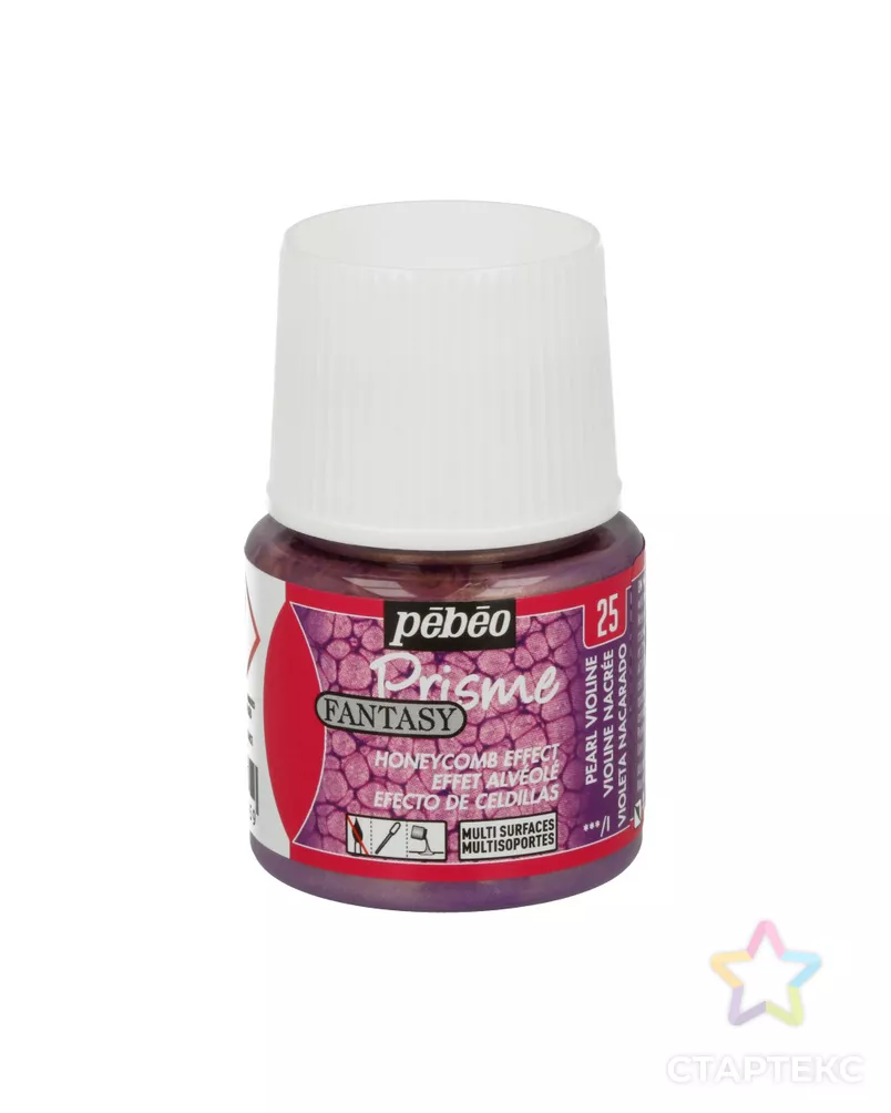 Краска "PEBEO" Fantasy Prisme с фактурным эффектом 45мл арт. ГММ-3848-14-ГММ0062347 - рис. 4